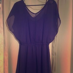 Express Purple Short Dress